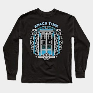 The Blue Phone Box Remix Long Sleeve T-Shirt